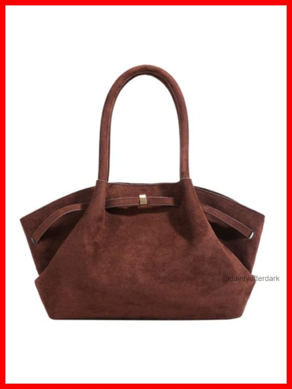 Faux Suede Tote Bag for Women Dumpling Crossbody Hobo Shoulder Purse